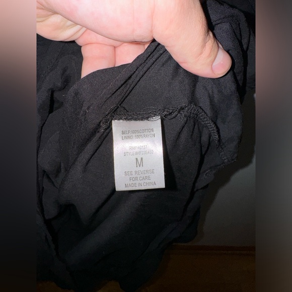 NWT MD Lizzie’s Boutique Black Ruffle Dress - Picture 7 of 10